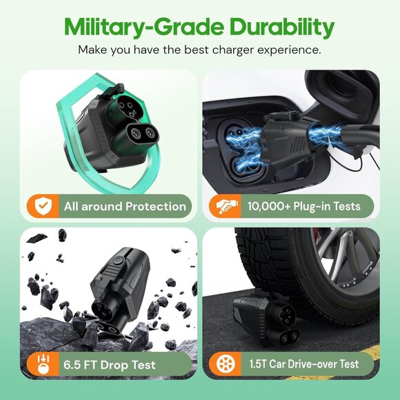 NACS to CCS Adapter, SGS Safety Certified 500 Amps / 1,000V, DC Fast Charge Your - Picture 4 of 7